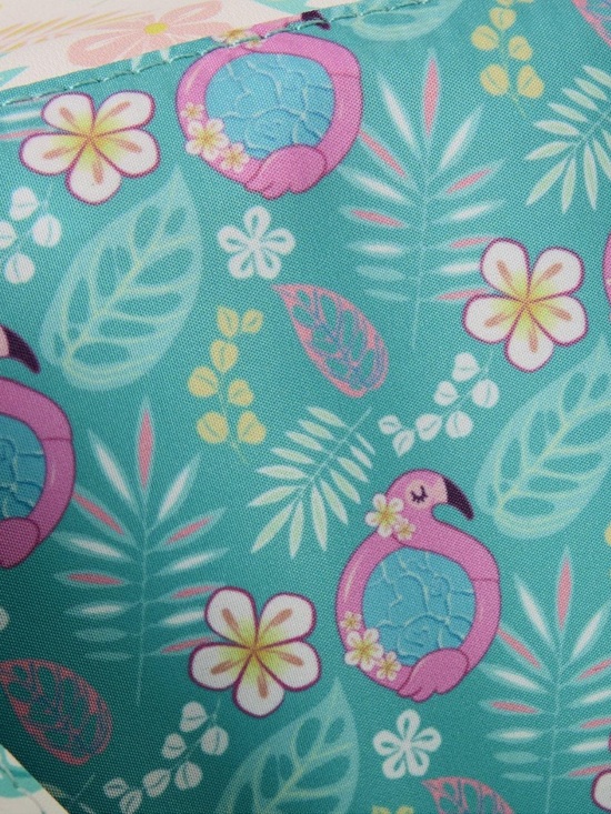 NWT Loungefly Tropical Floral Shirt Lei crossbody bag - Picture 4 of 4